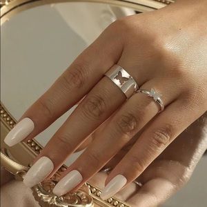 Butterfly Ring Set